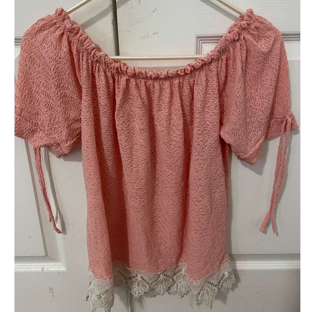 Peach pink shirt great condition